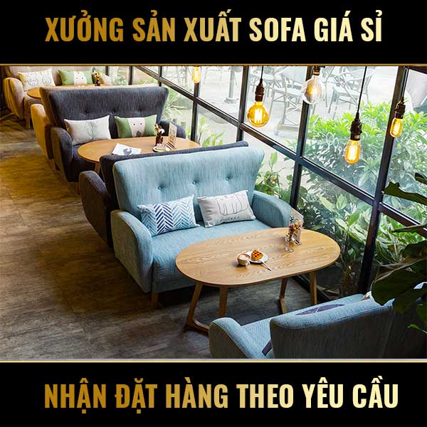  thiết kế Sofa quán Cafe theo yêu cầu