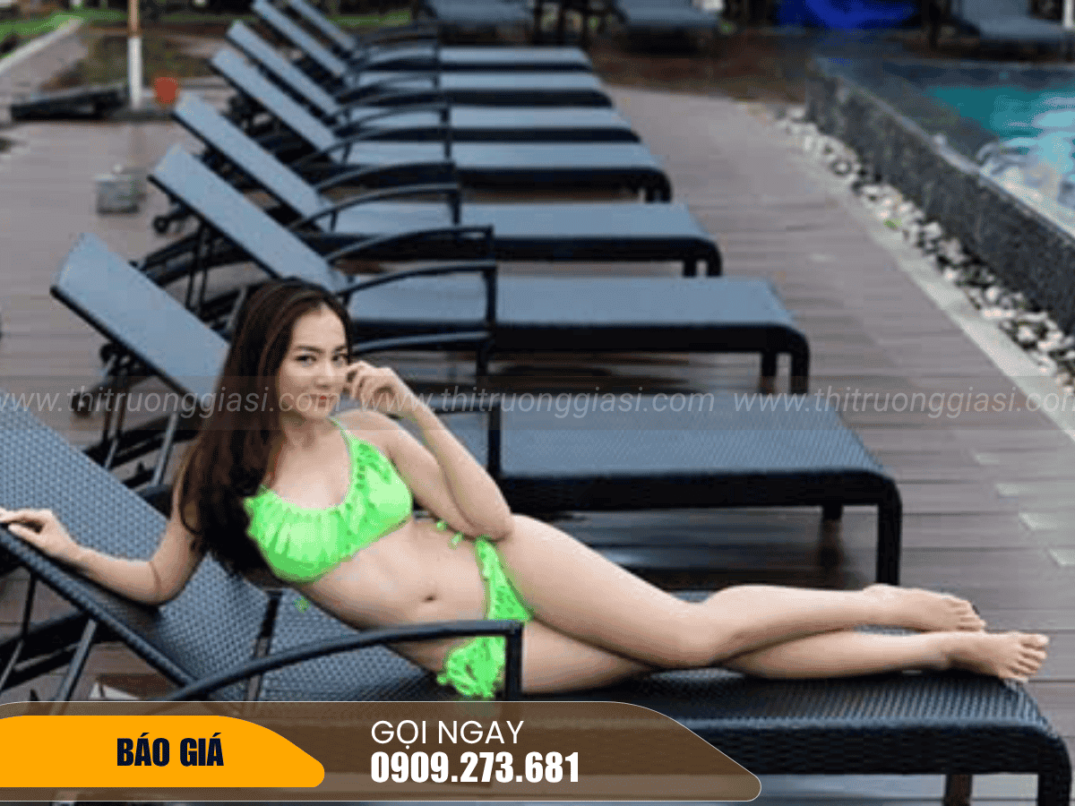 Ghế hồ bơi giả mây-5