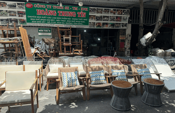 Xưởng bàn ghế tại Phú Quốc