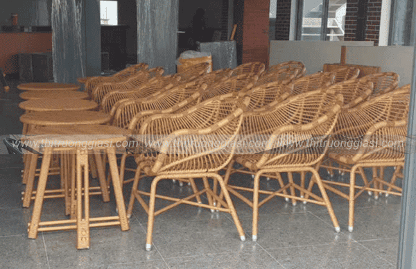 Bàn ghế giả mây Biên Hòa Đồng Nai