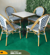 Bàn ghế giả mây BGM0050