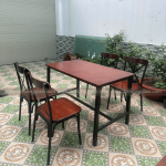 Bàn ghế gỗ BGG007