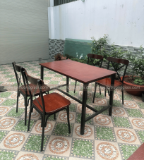 Bàn ghế gỗ BGG007
