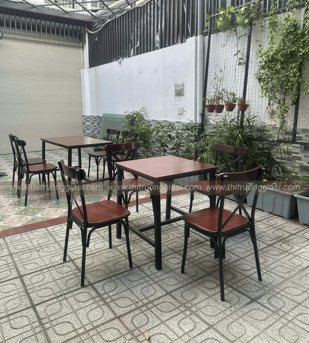 Bàn ghế gỗ BGG007