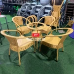 Bàn ghế giả mây BGM0038