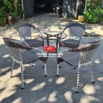 Bàn ghế giả mây BGM0033