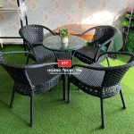 Bàn ghế giả mây BGM0045