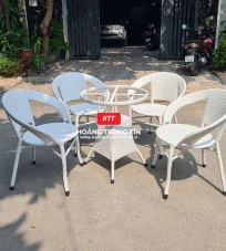 Bàn ghế giả mây BGM0027