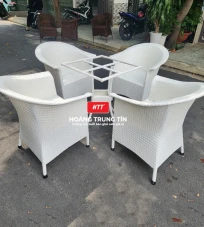 Bàn ghế giả mây BGM0044