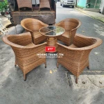 Bàn ghế giả mây BGM0037