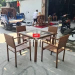 Bàn ghế giả mây BGM0041
