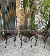 Bàn ghế Sắt BGS004