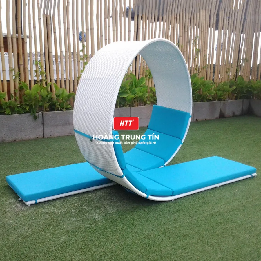 Giường tắm nắng giả mây GTN02
