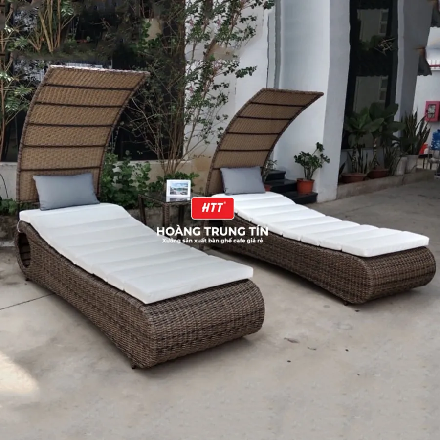 Giường tắm nắng giả mây GTN03