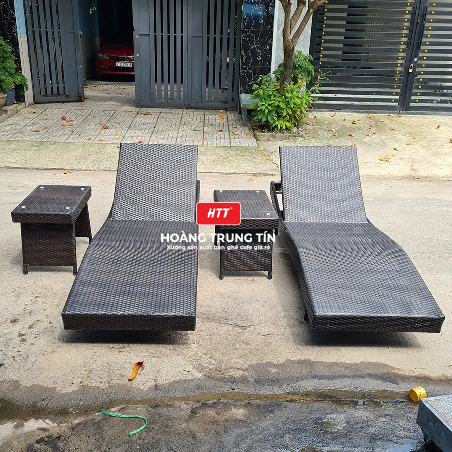 Giường tắm nắng giả mây GTN01